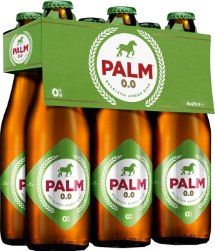 Palm 0.0 sixpack met flesjes van 25cl